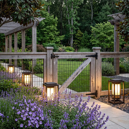 Outdoor Lantern Light Fixture Modern Landscape Lighting - view 5