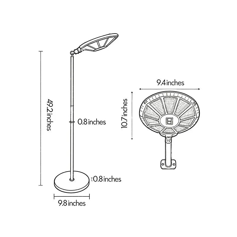 Outdoor Modern Floor Lamps Solar Motion Sensor Outdoor Wall Light - view 8