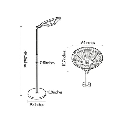 Outdoor Modern Floor Lamps Solar Motion Sensor Outdoor Wall Light - view 8