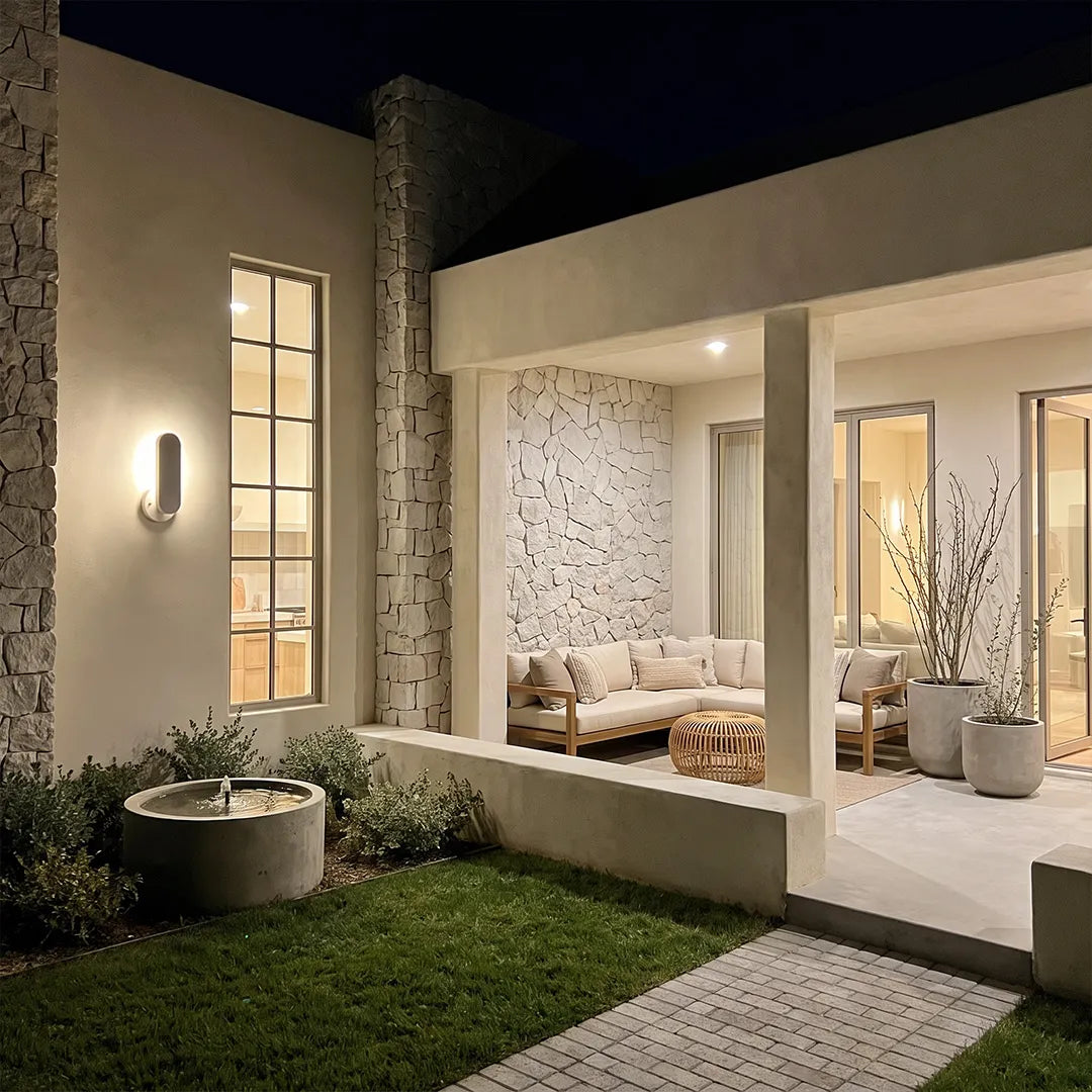 Outdoor Modern Wall Lighting Minimalist Cement LED Light - view 4