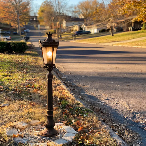 Lamp Post Light Fixture European Vintage Outdoor Light