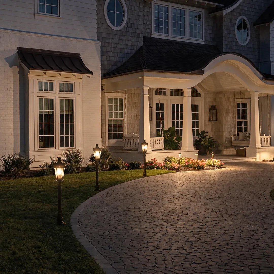 Lamp Post Light Fixture European Vintage Outdoor Light - view 6