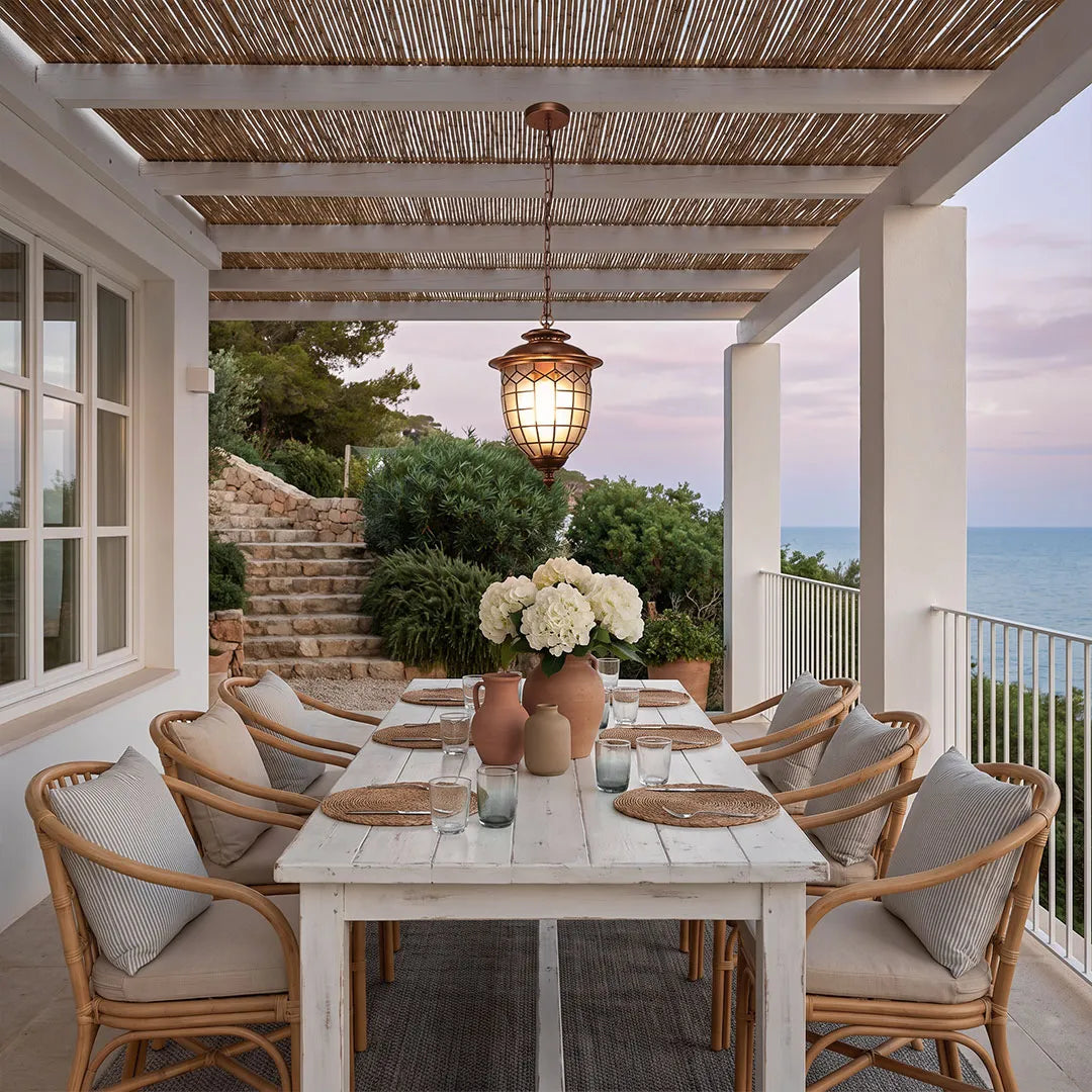 Outdoor Pendant Lighting Fixtures Vintage European Ceiling Light - view 3