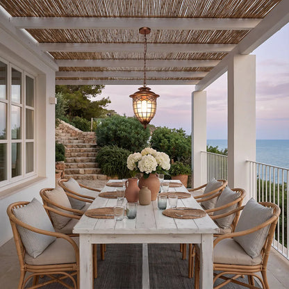 Outdoor Pendant Lighting Fixtures Vintage European Ceiling Light - view 3
