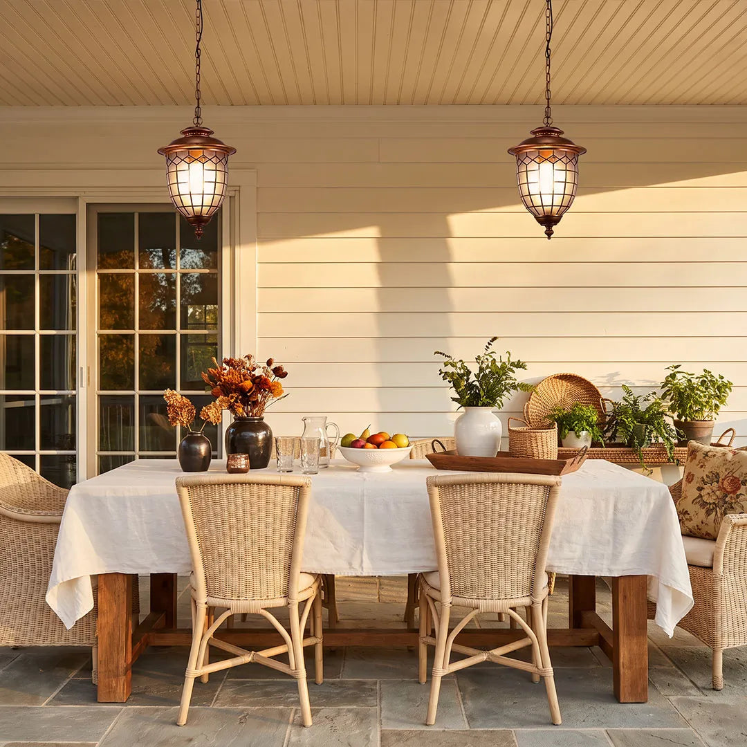 Outdoor Pendant Lighting Fixtures Vintage European Ceiling Light - view 5