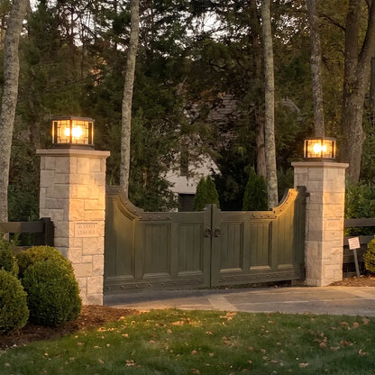 Square Pillar Lights Outdoor Waterproof Solar Gate Light - view 6