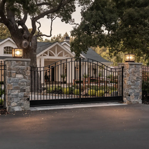 Square Pillar Lights Outdoor Waterproof Solar Gate Light