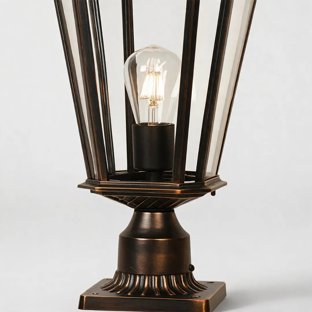2 PCS Outdoor Pillar Light Fixtures European Vintage Light - view 8