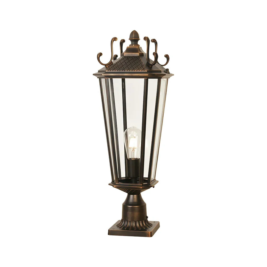 2 PCS Outdoor Pillar Light Fixtures European Vintage Light - view 9