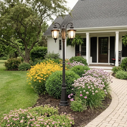Outdoor Post Light Fixture European Garden Lamp Post - view 3