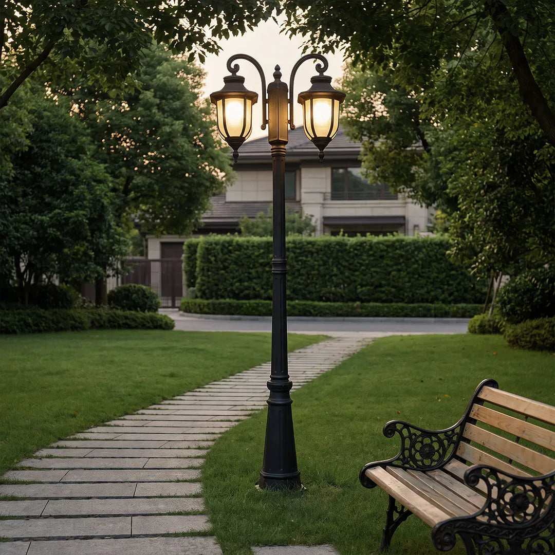 Outdoor Post Light Fixture European Garden Lamp Post - view 4
