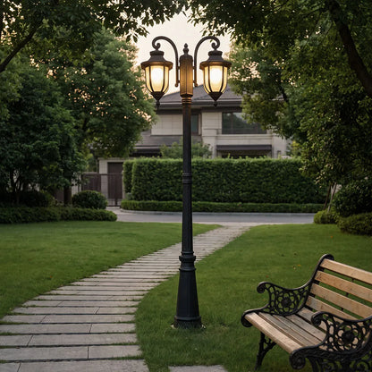 Outdoor Post Light Fixture European Garden Lamp Post - view 4