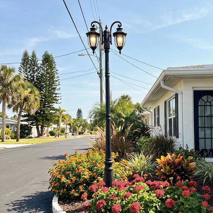 Outdoor Post Light Fixture European Garden Lamp Post - view 6