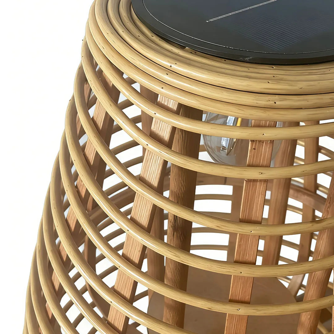 Outdoor Solar Floor Lamps Waterproof Woven Patio Lamps - view 5
