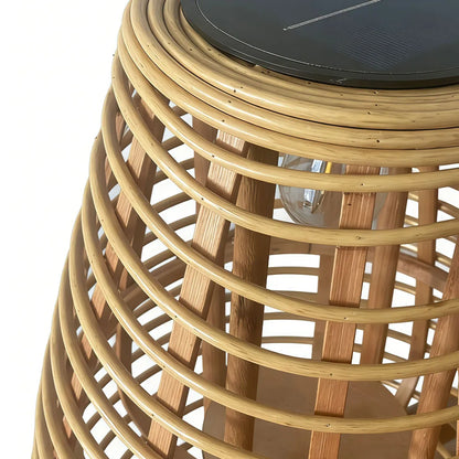Outdoor Solar Floor Lamps Waterproof Woven Patio Lamps - view 5