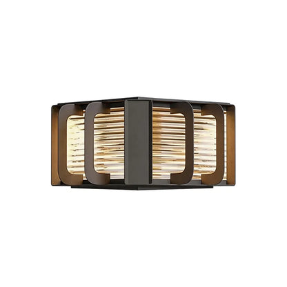 Outdoor Solar Pillar Lights Modern Black Courtyard Light - view 8