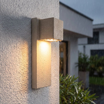 Outdoor Stone Wall Lighting Minimalist LED Geometry Light - view 6