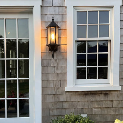 2 PCS Outdoor Wall Lantern Light Vintage Curved-Arm Light - view 5
