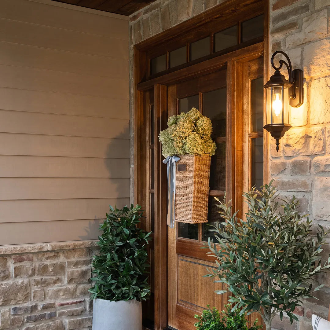 2 PCS Outdoor Wall Lantern Light Vintage Curved-Arm Light - view 4