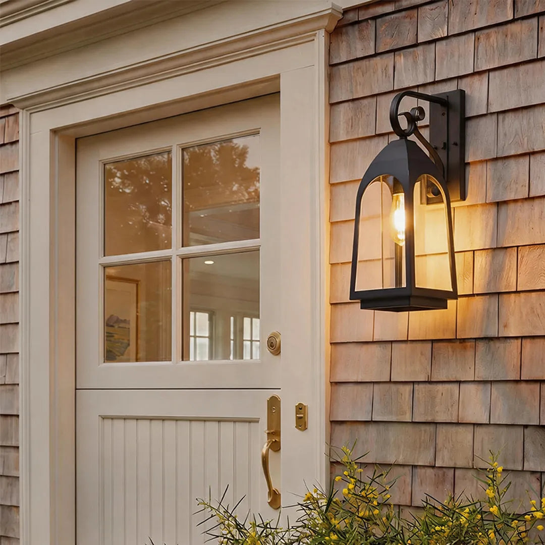 2 PCS Outdoor Wall Mount Lights Vintage Black Iron Light - view 5