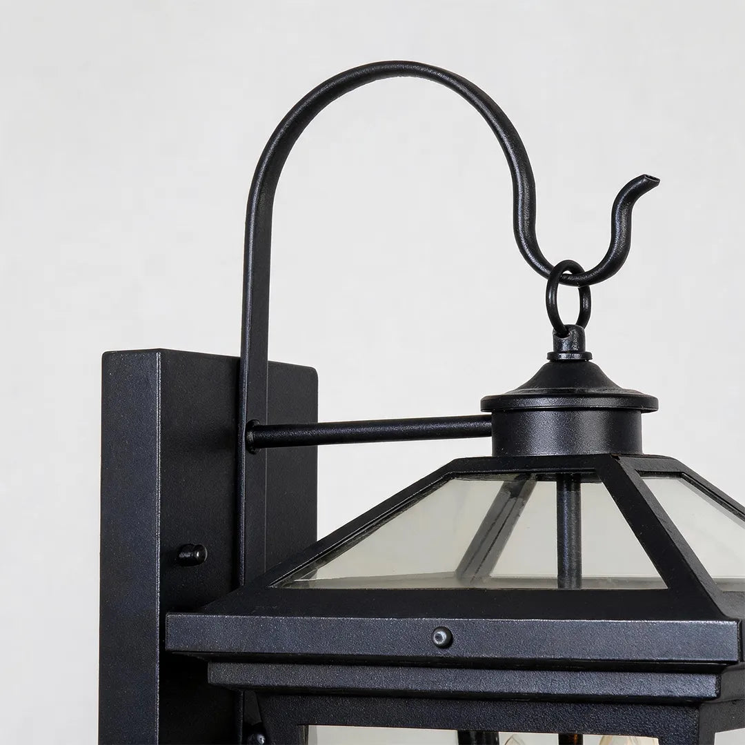 2 PCS Outdoor Wall Sconce Light Three-Light Stainless Steel Lantern - view 7