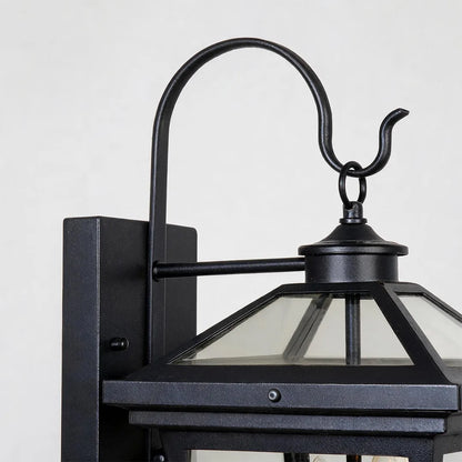 2 PCS Outdoor Wall Sconce Light Three-Light Stainless Steel Lantern - view 7