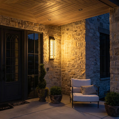 LED Outdoor Sconce Lights Modern Luxury Waterproof Acrylic Light - view 5