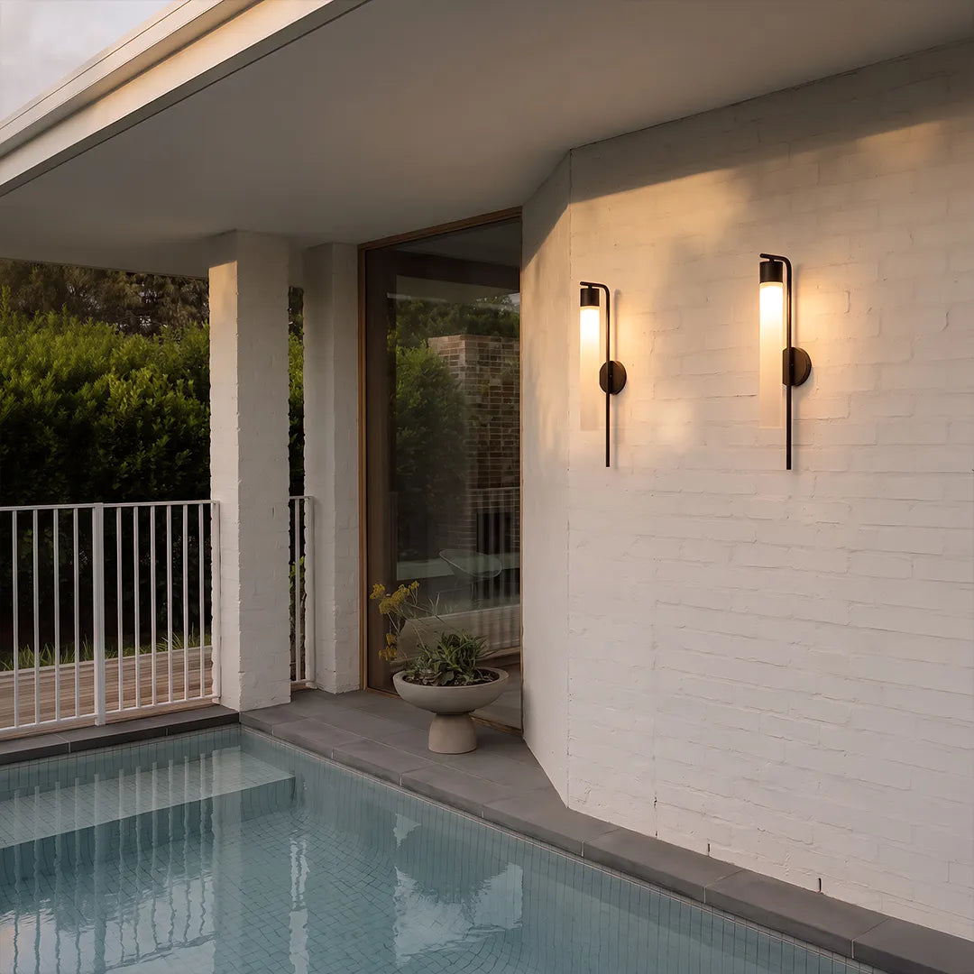 Modern Outdoor Wall Light Waterproof Linear Glass LED Light - view 5
