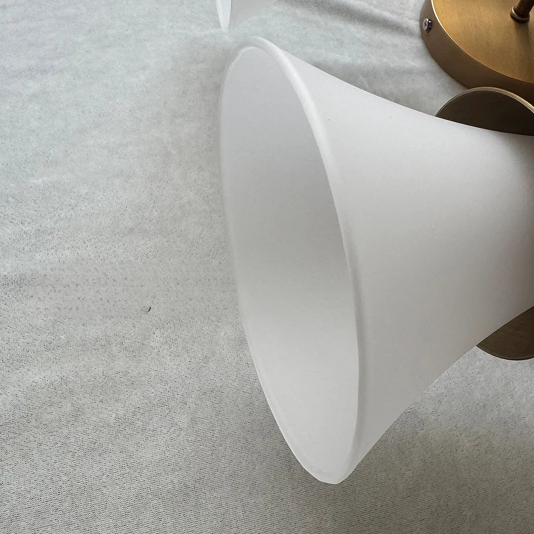 Retro Wall Sconce Vintage Brass Trumpet Glass Light - view 8