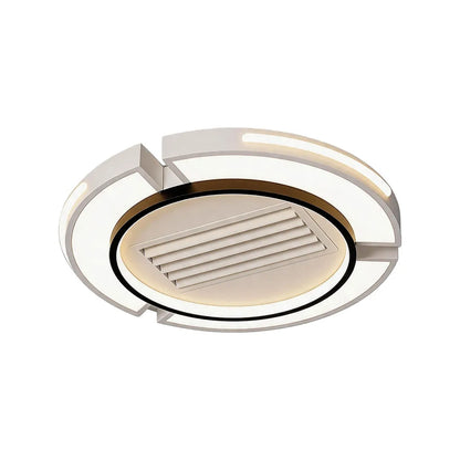 Bladeless Ceiling Fan with Lighting Modern Concealed-Blade LED Light - view 11