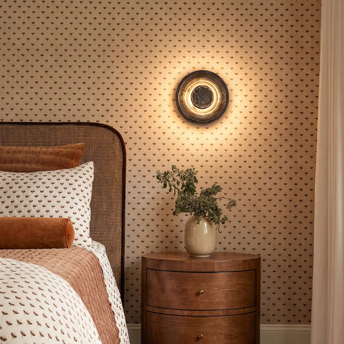 Round Wall Sconce Modern Luxury Artistic Accent Light