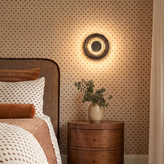 Round Wall Sconce Modern Luxury Artistic Accent Light