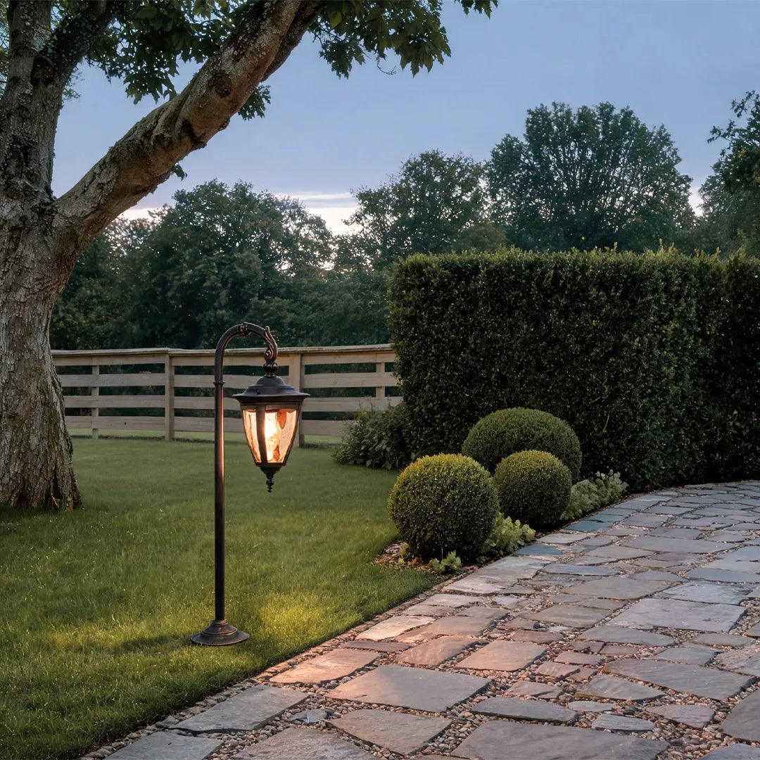 Landscape Path Light European Vintage Curved Hook Light - view 4