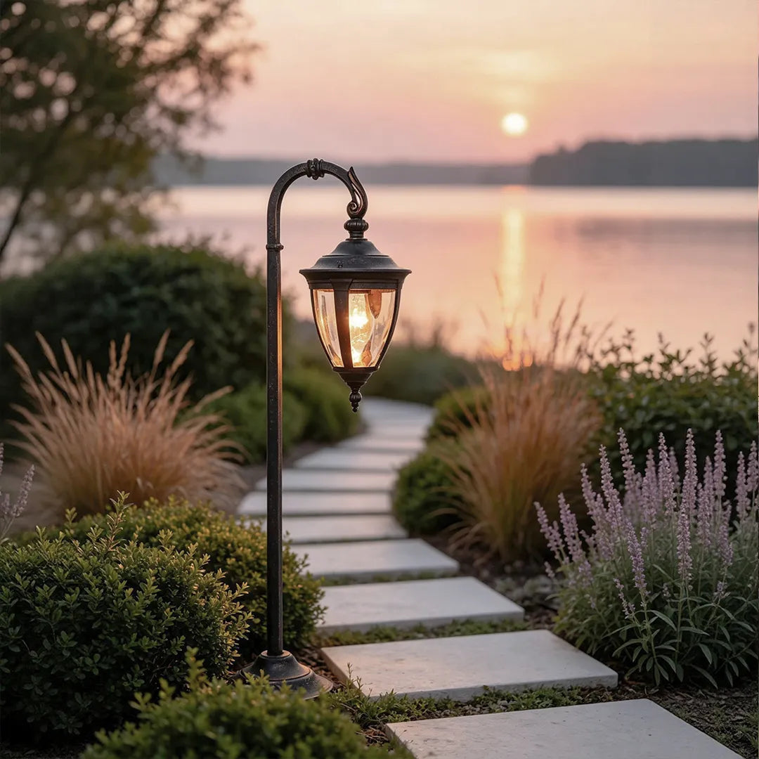 Landscape Path Light European Vintage Curved Hook Light - view 6