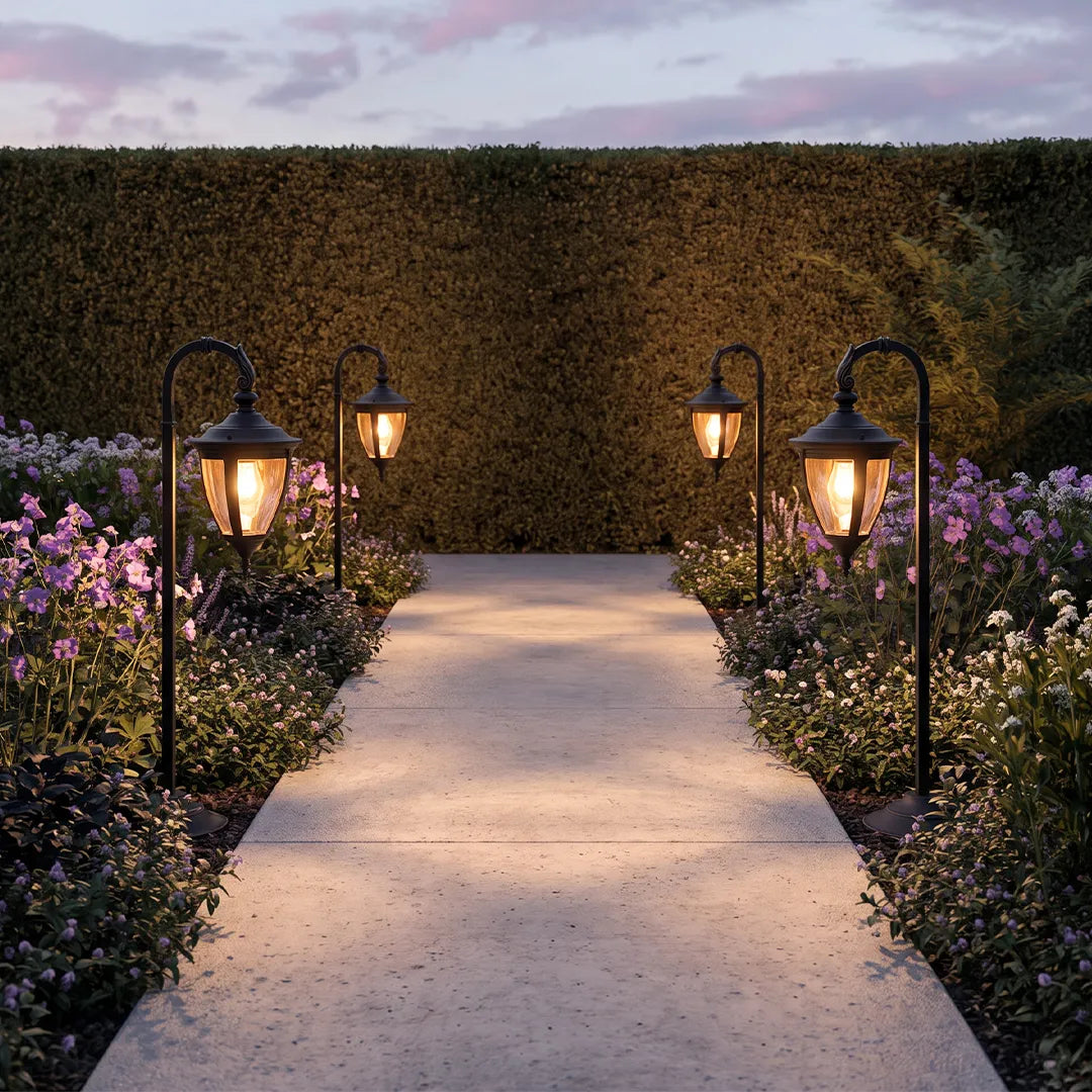 Landscape Path Light European Vintage Curved Hook Light - view 2