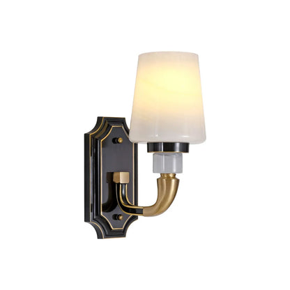 Brass Candle Sconces Wall Modern Double Ended Glass Light - view 9