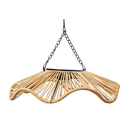 Outdoor Woven Pendant Light Modern Solar Ceiling Light - view 7