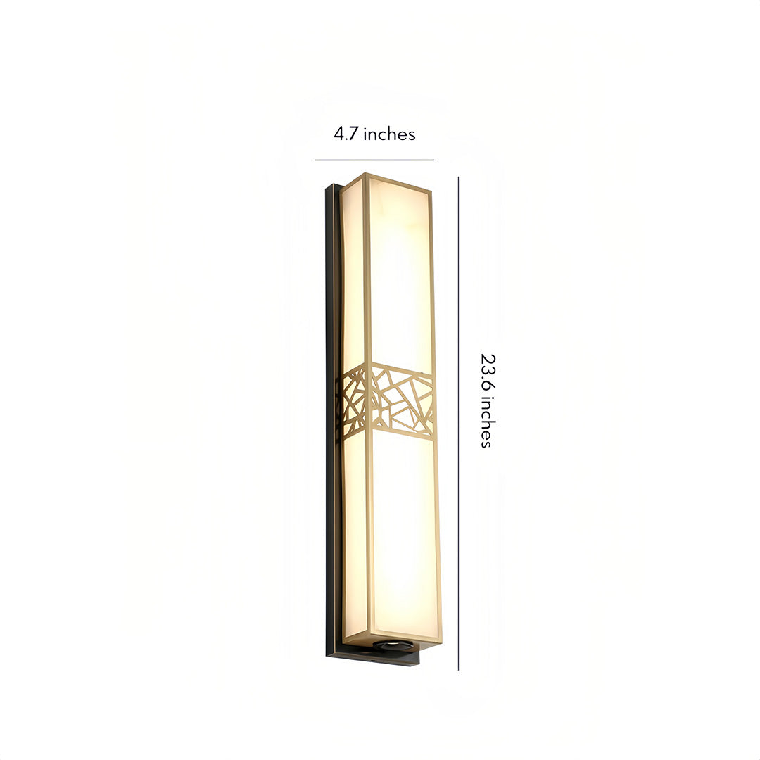 Linear Wall Lighting Slim Indoor Strip Copper Lamp - view 6