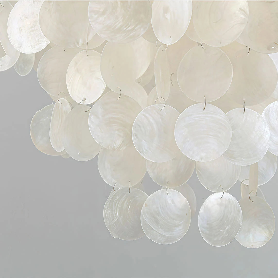 Small Staircase Chandelier American Country Shell Ceiling Light - view 5