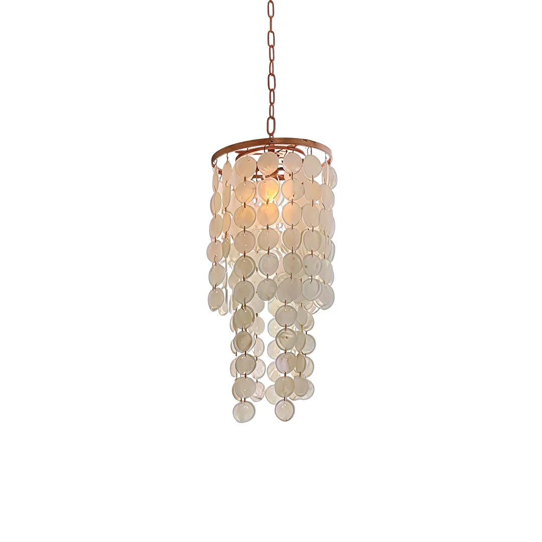 Small Staircase Chandelier American Country Shell Ceiling Light - view 7