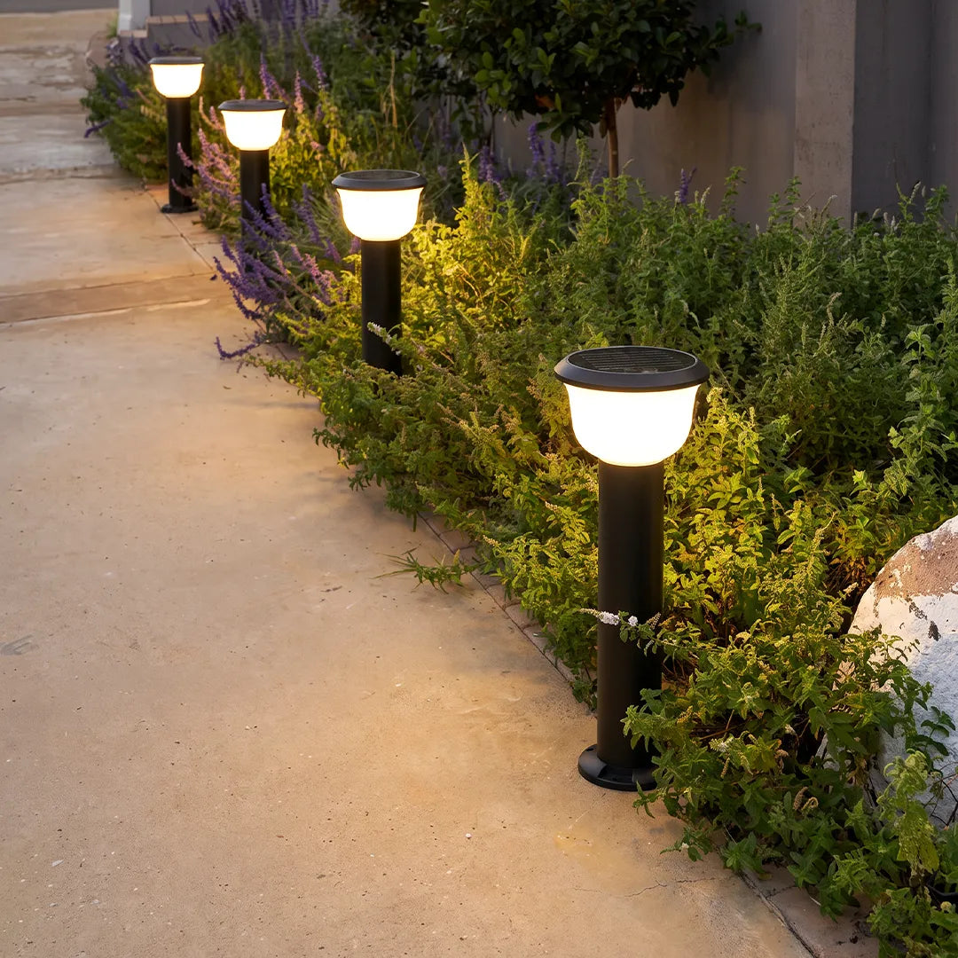 LED Landscape Path Light Modern Bowl-Shade Outdoor Lawn Light