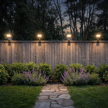 2 PCS Clip On Outdoor Solar Lights and USB Rechargeable Light - view 4