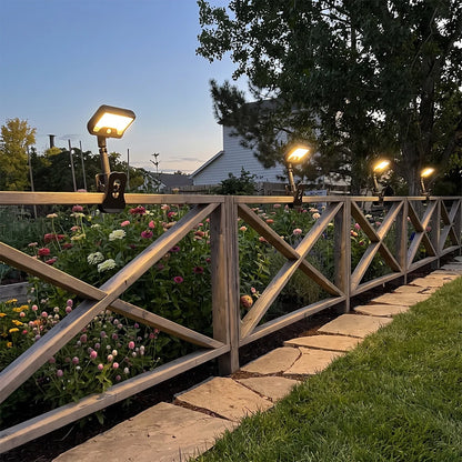 2 PCS Clip On Outdoor Solar Lights and USB Rechargeable Light - view 2