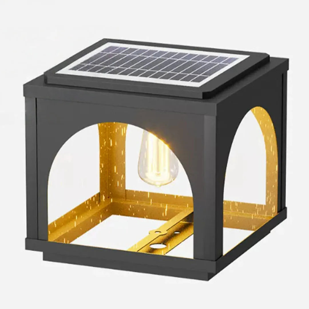 Solar Outdoor Pillar Lights Modern E27 Courtyard Lights - view 9