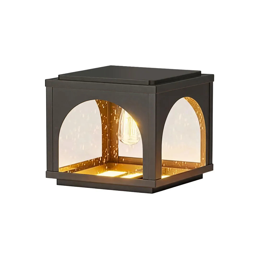 Solar Outdoor Pillar Lights Modern E27 Courtyard Lights - view 12