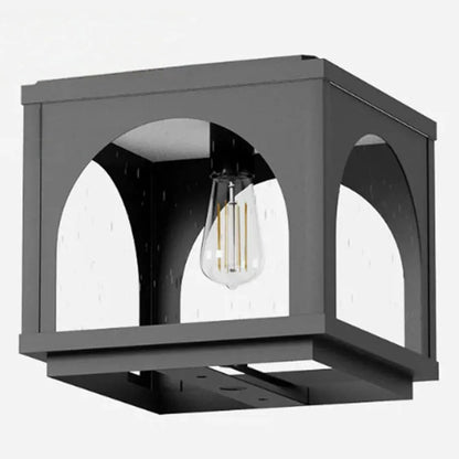 Solar Outdoor Pillar Lights Modern E27 Courtyard Lights - view 8