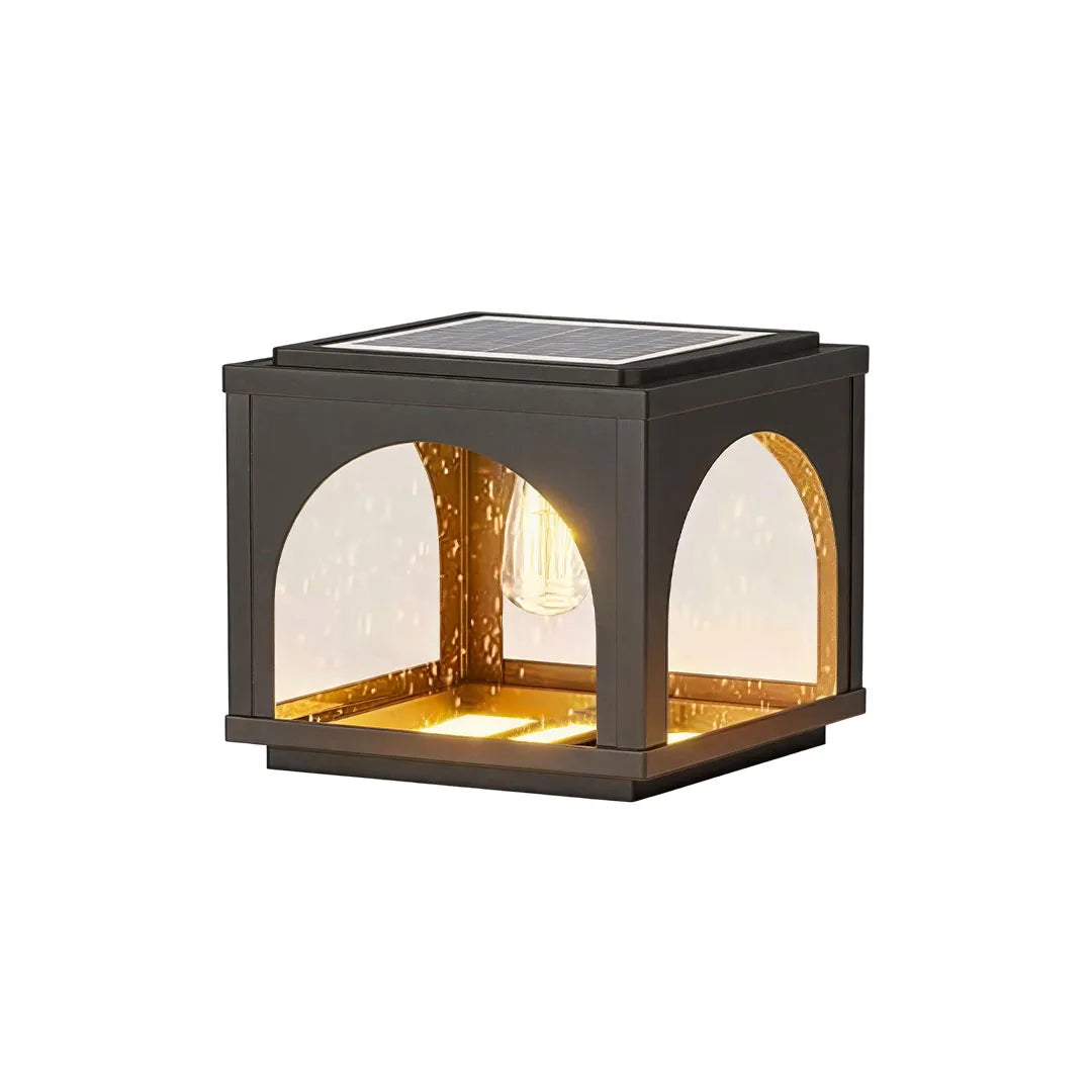Solar Outdoor Pillar Lights Modern E27 Courtyard Lights - view 13