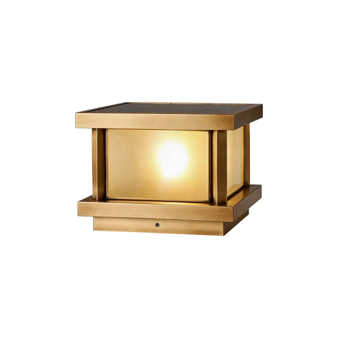 Outdoor Lights for Pillar Tops Modern Copper Waterproof Light - view 12
