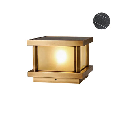 Outdoor Lights for Pillar Tops Modern Copper Waterproof Light - view 15