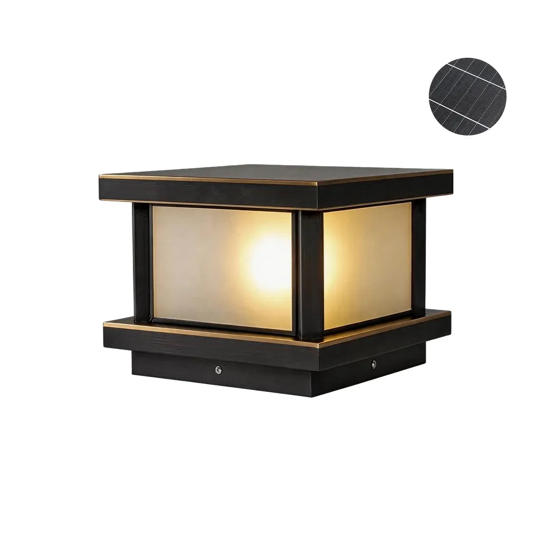 Outdoor Lights for Pillar Tops Modern Copper Waterproof Light - view 14